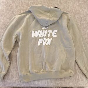 White Fox Hoodie Size M/L